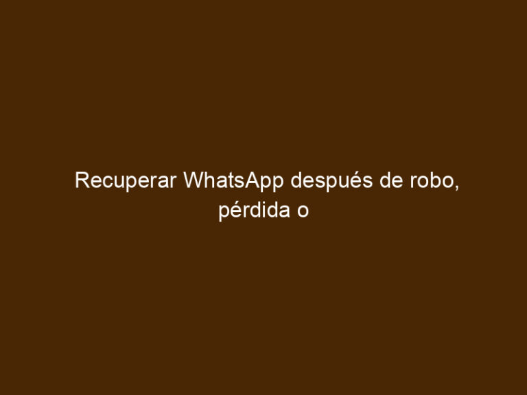 Andy Inventor Recuperar WhatsApp Después De Robo, Pérdida O Daño Del Celular - ANDY ...